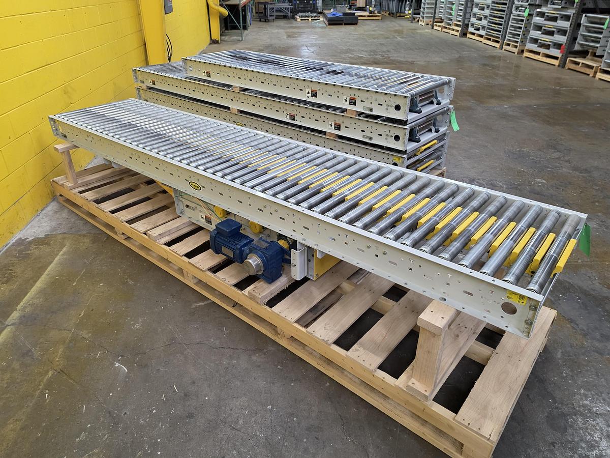 Used Hytrol ABLR Live Roller Conveyor 30" x 56'6" (#670)