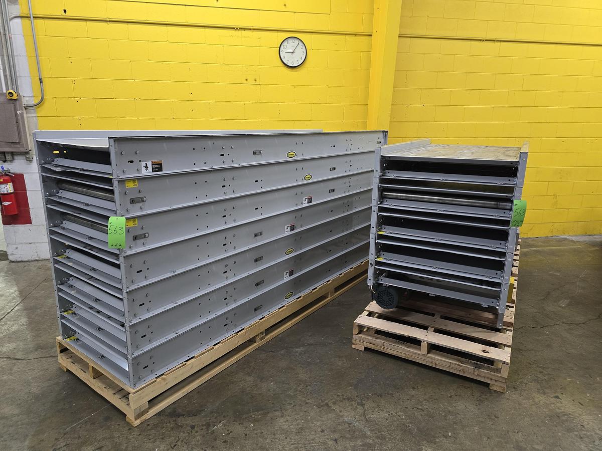 Used Hytrol TH Trash Line Belt Conveyor 34" x 115' (#563)