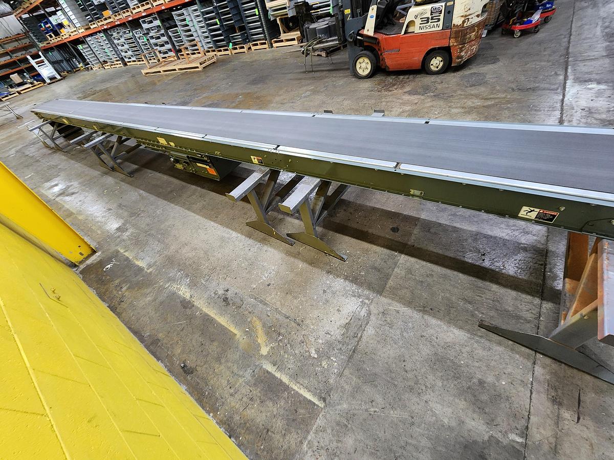 Used Intelligrated Slider Bed Belt Conveyor 24.5" x 33' (#103)