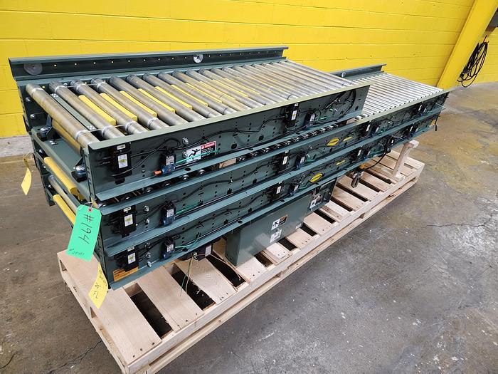 Used Hytrol ABEZ Zero Pressure Accumulation Roller Conveyor 24" x 25' (#194)