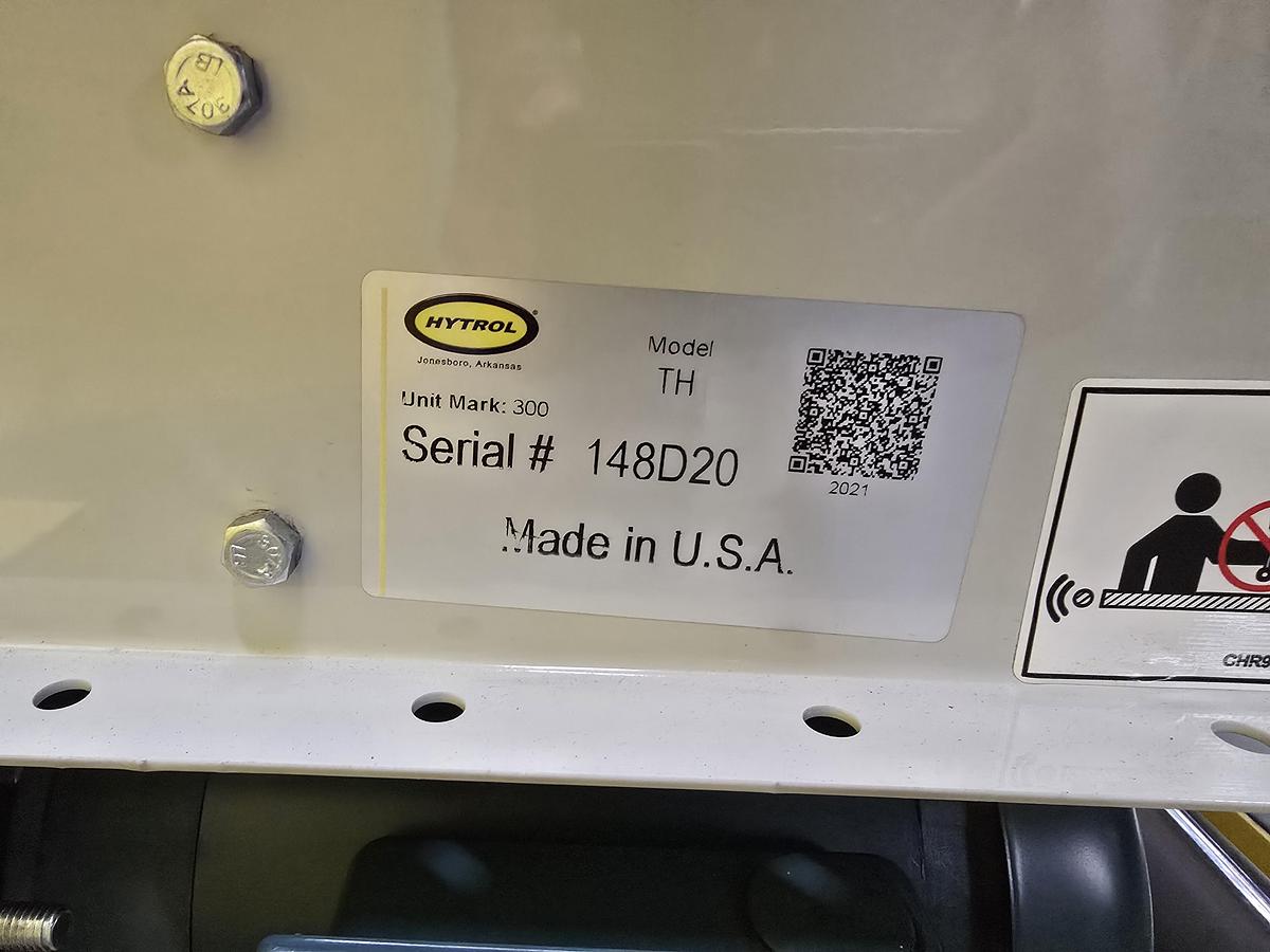 Used 2022 Hytrol TH Trash Line Belt Conveyor 34" x 111'3" (#555)