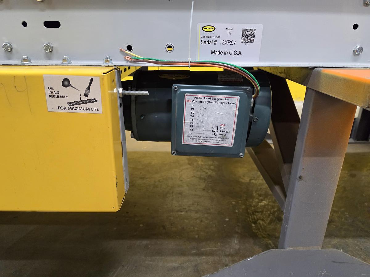 Used Hytrol TH Trash Line Belt Conveyor 34" x 56'5" (#649)
