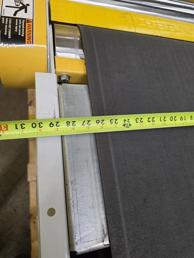 Used NEW Hytrol RBI Roller Bed Incline Decline Belt Conveyor 24" x 16'6" (#650)