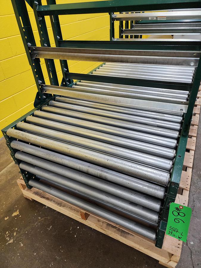 Used 36.5" x 18'9" Gravity Roller Conveyor (#86)