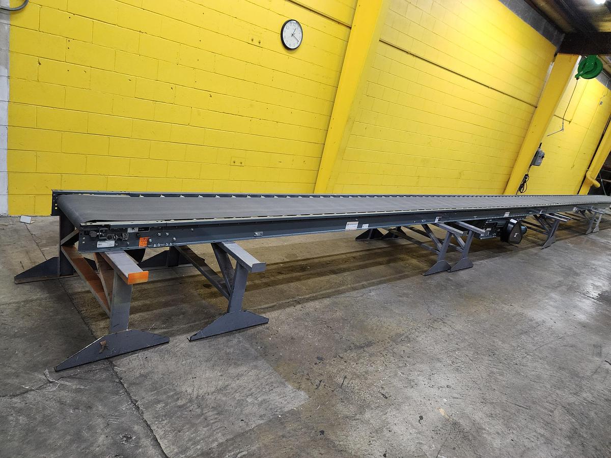 Used Intelligrated Roller Bed Belt Conveyor 24" x 51' (#113-119)