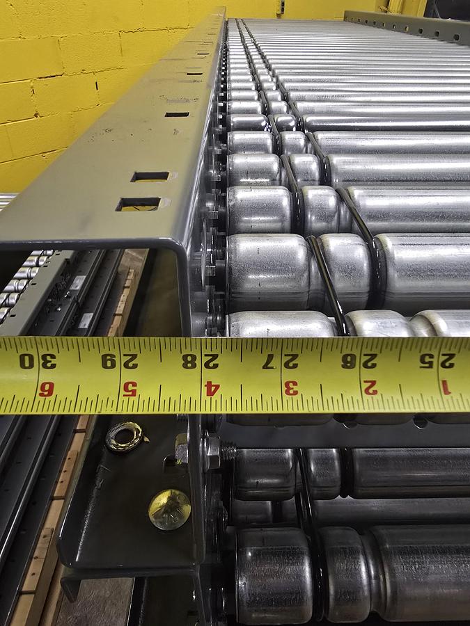 Used Intelligrated 28" x 48' MDR Zero Pressure Accumulation Conveyor (#608)