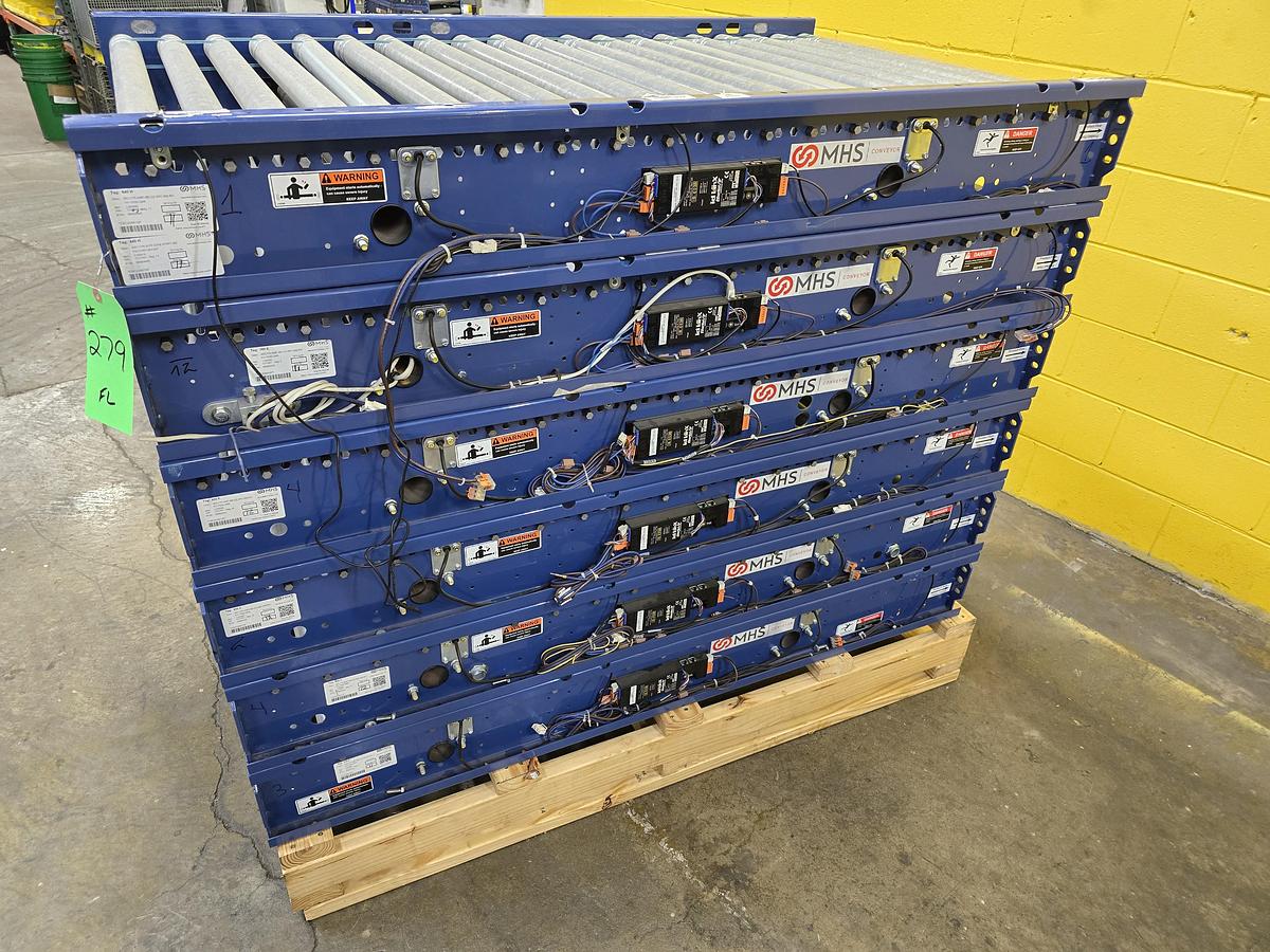Used MHS Itoh Denki 34" x 64.5' MDR Zero Pressure Accumulation Roller Conveyor (#279B)