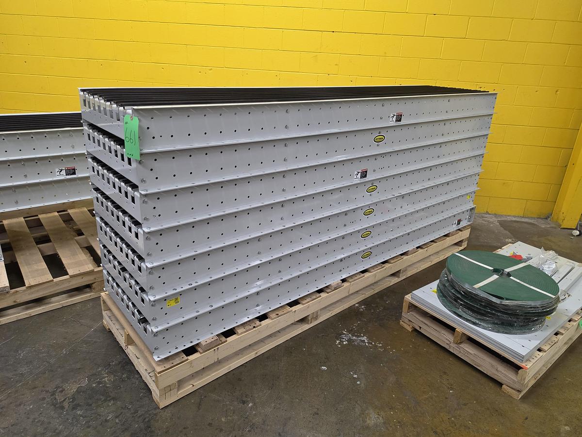 Used 2020 Hytrol PROSORT MRT 30" X 100' Narrow Belt Sortation Conveyor with 8 Diverts & Spurs (#661)