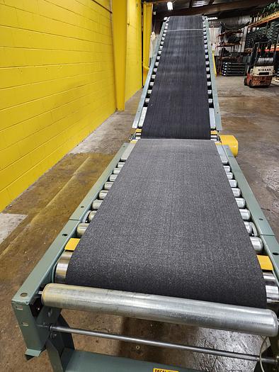 Used Hytrol RBI Roller Bed Incline Decline Belt Conveyor 24" x 16'6" (#137)