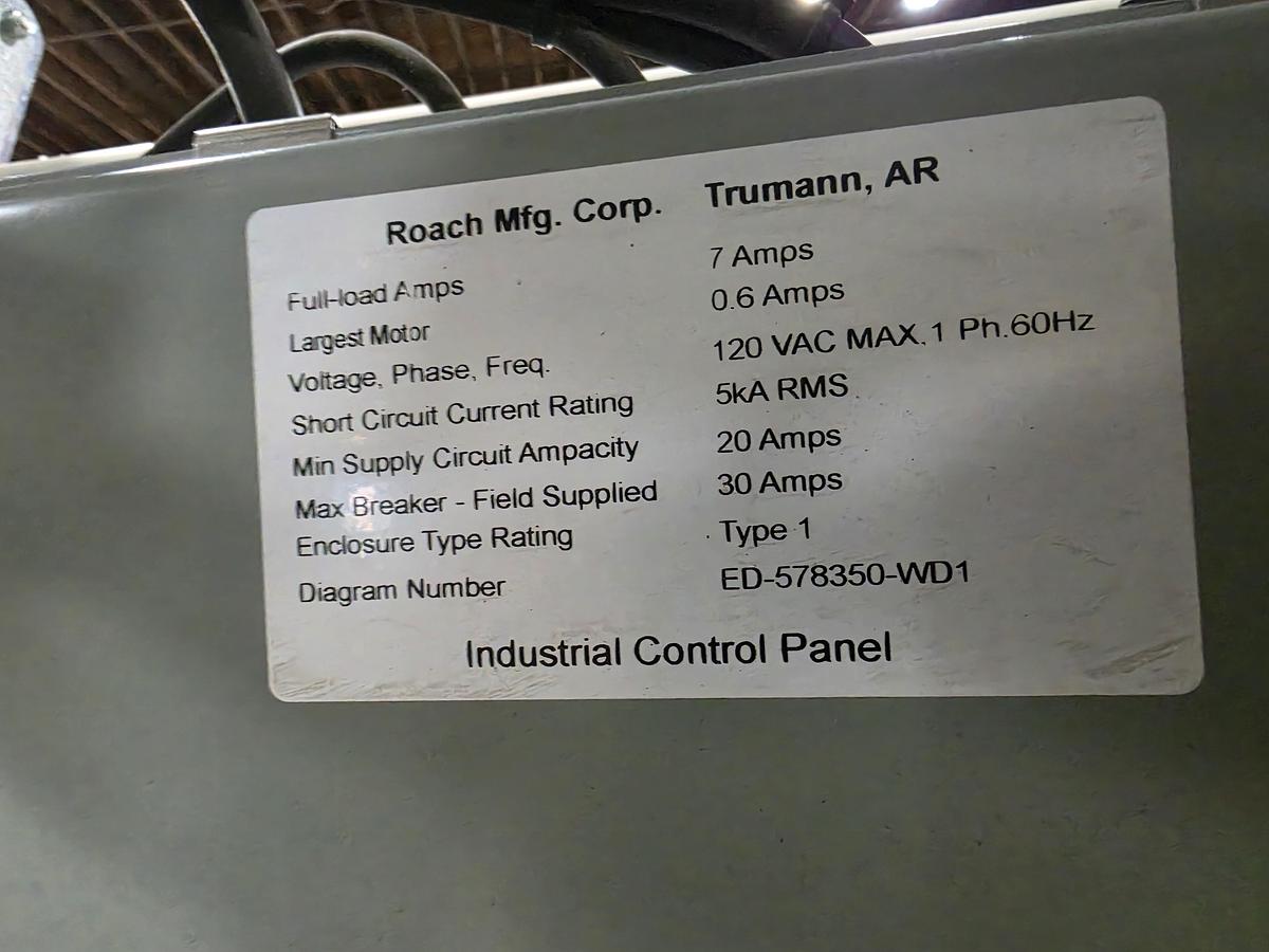 Used Roach Flexible Conveyor 30"x40' Zero pressure Accumulation (#709)