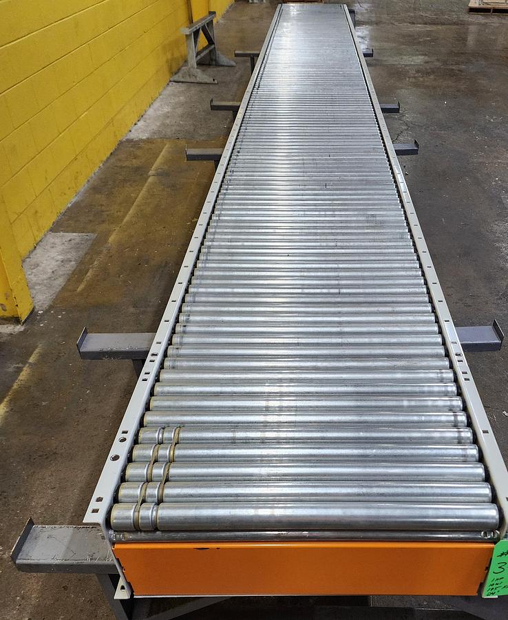 Intelligrated 30.5" x 24' Live Roller V-Belt Conveyor (#349)