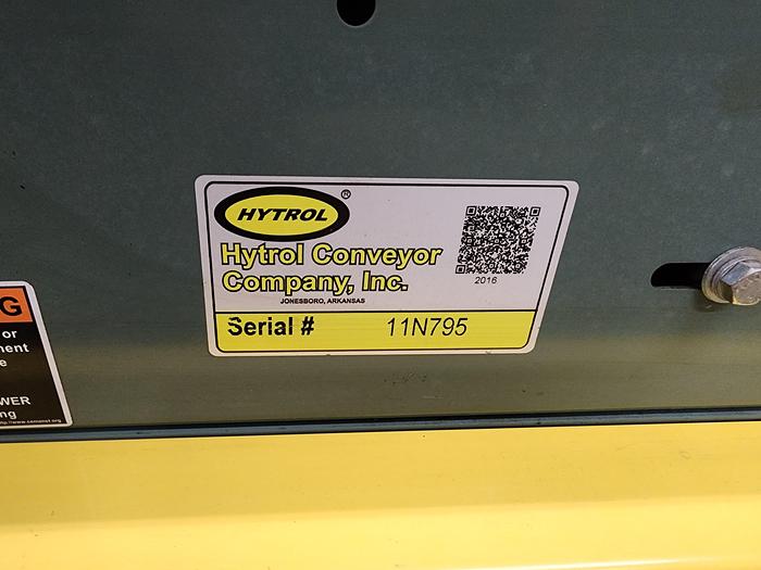 Used Hytrol TL Slider Bed Belt Conveyor 42" x 15'4" (#149)