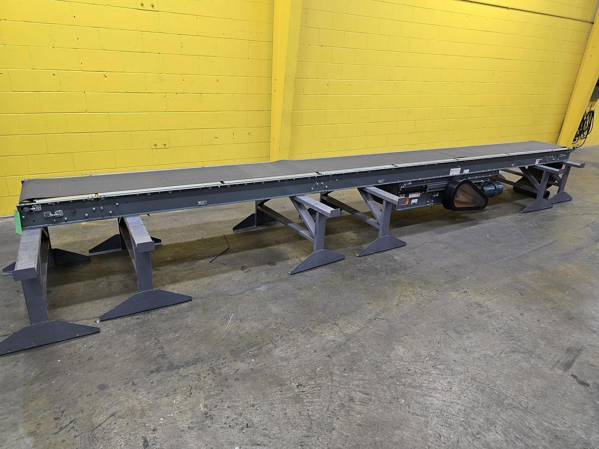 Used Intelligrated Slider Bed Belt Conveyor 24" x 24' (#486)