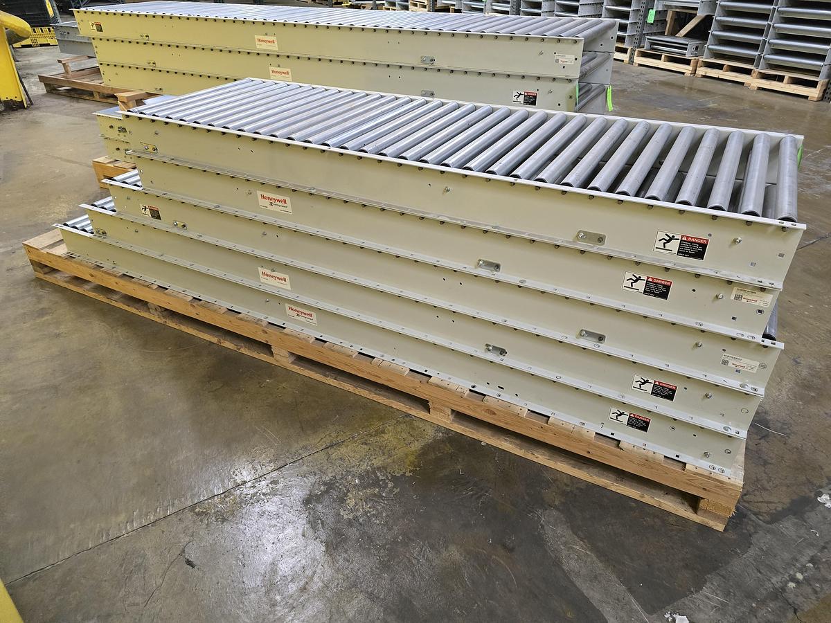 Used Intelligrated Roller Bed Belt Conveyor 31.5" x 83'8" (#550)