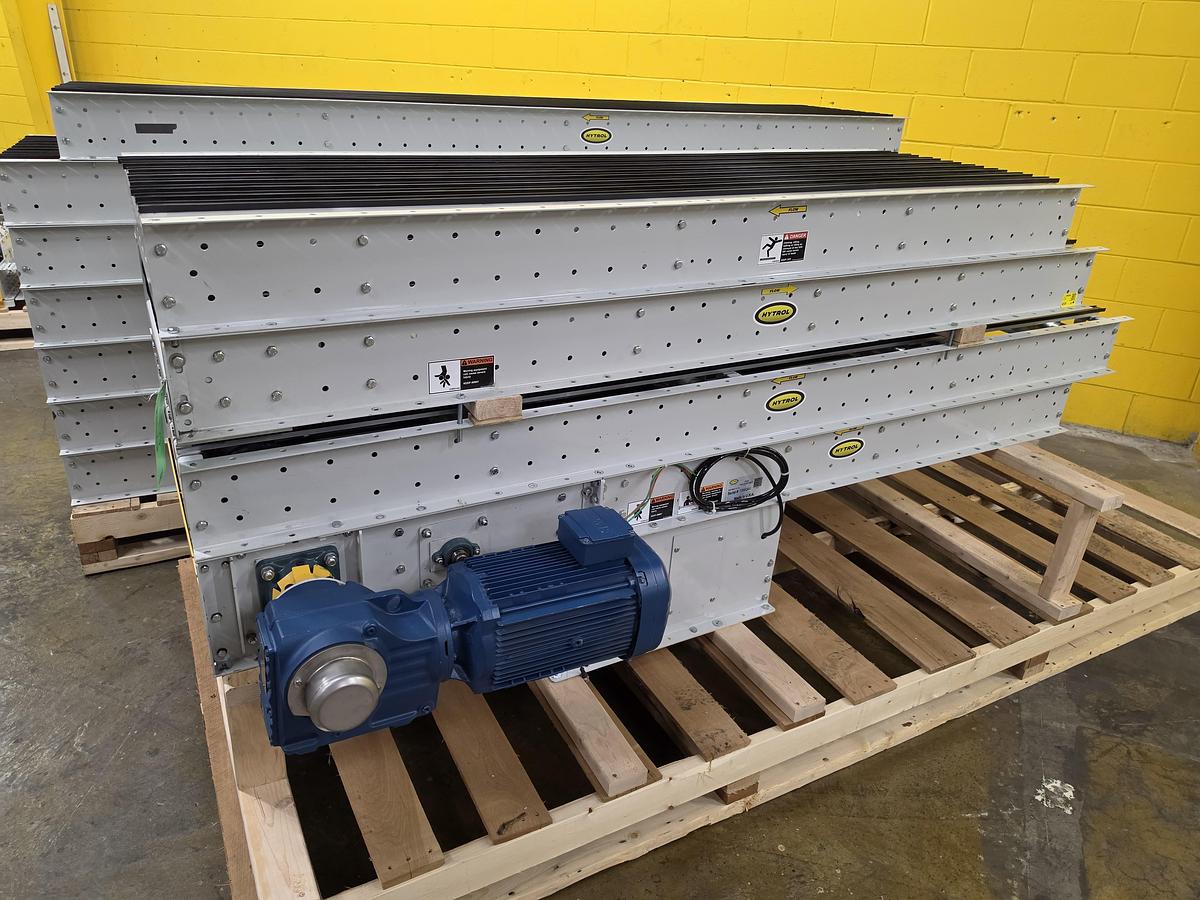 Used 2020 Hytrol PROSORT MRT 30" X 100' Narrow Belt Sortation Conveyor with 7 Diverts & Spurs (#660)