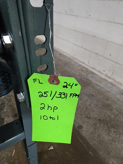 Used Hytrol Gapper Belt Conveyor 24" x 12' (#28)