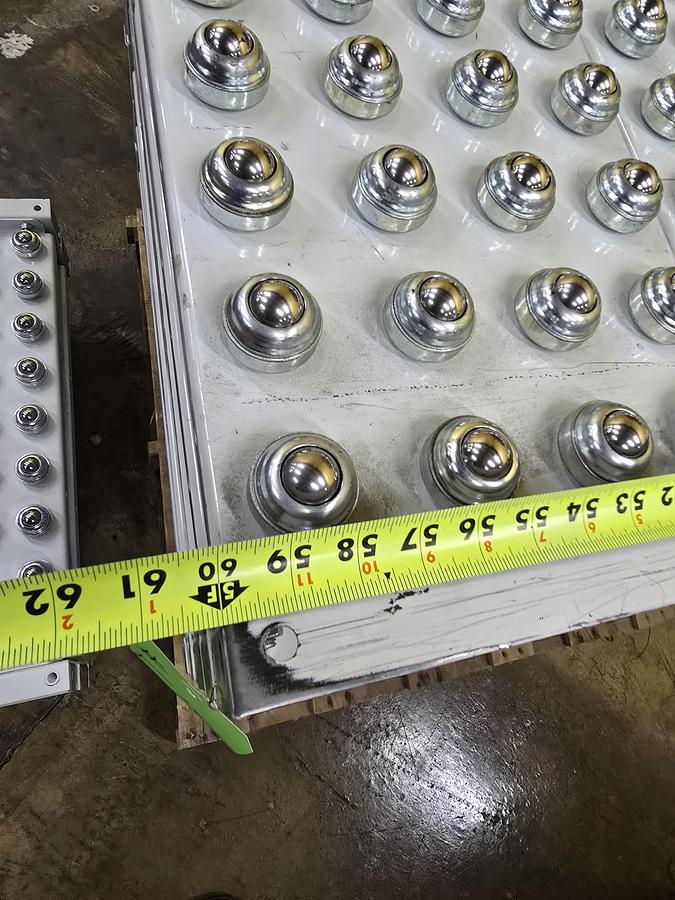 Used Hytrol Roller Ball Transfer Table Conveyor 30" x 60" (#567)