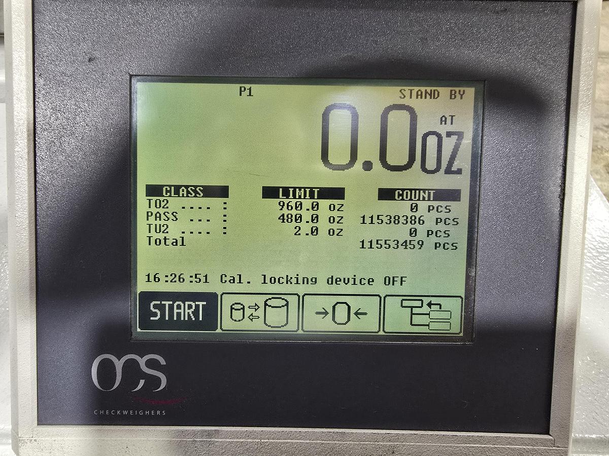 Used OCS Checkweigher EC 132# Max Conveyor Scale (#445)