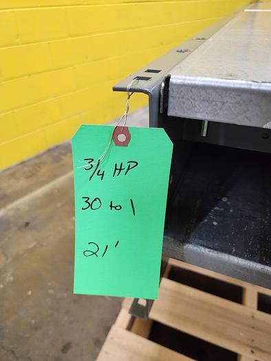 Used Intelligrated Slider Bed Belt Conveyor 24.5" x 21' (#245)