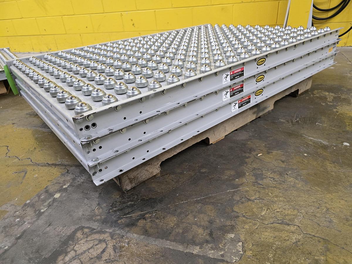 Used Hytrol Roller Ball Transfer Table Conveyor 42" x 60" (#574)