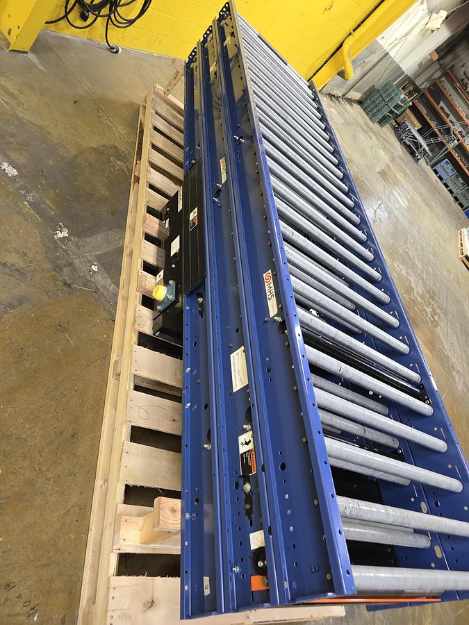 Used MHS 37.5" x 36' Roller Bed Conveyor (#547)