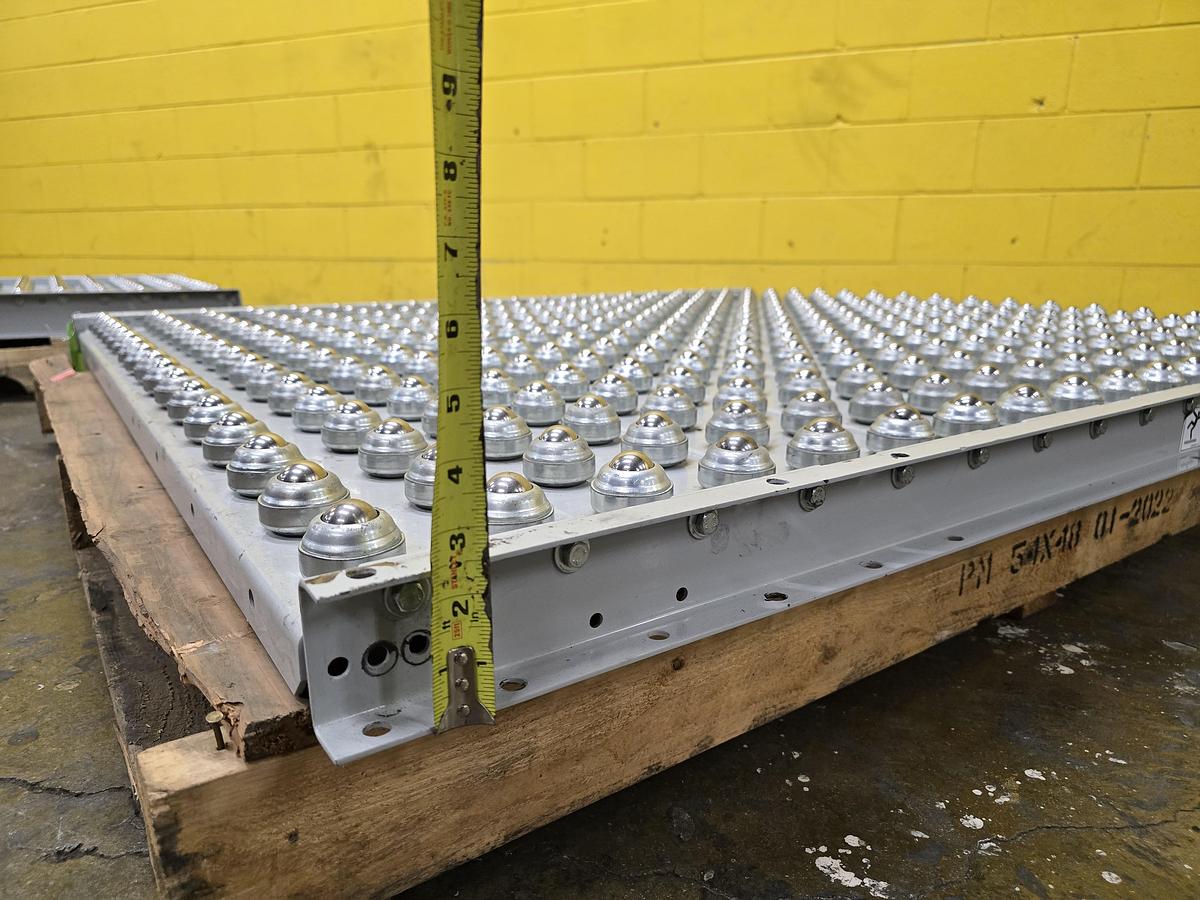Used Hytrol Roller Ball Transfer Table Conveyor 54" x 60" (#573)