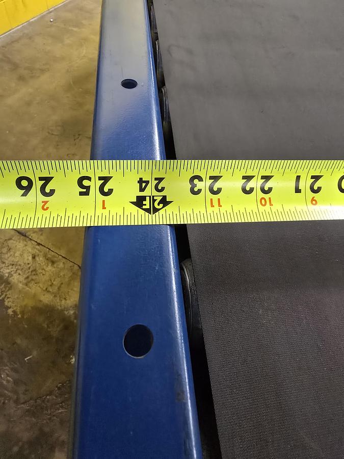 Used MHS TGW Itoh Denki 22"x50' MDR Zero Pressure Accumulation Belted Zone Conveyor (#407)