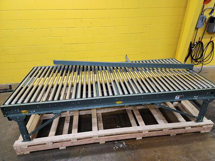 Used Hytrol ABLR Roller Bed Conveyor Merge Table (#220)