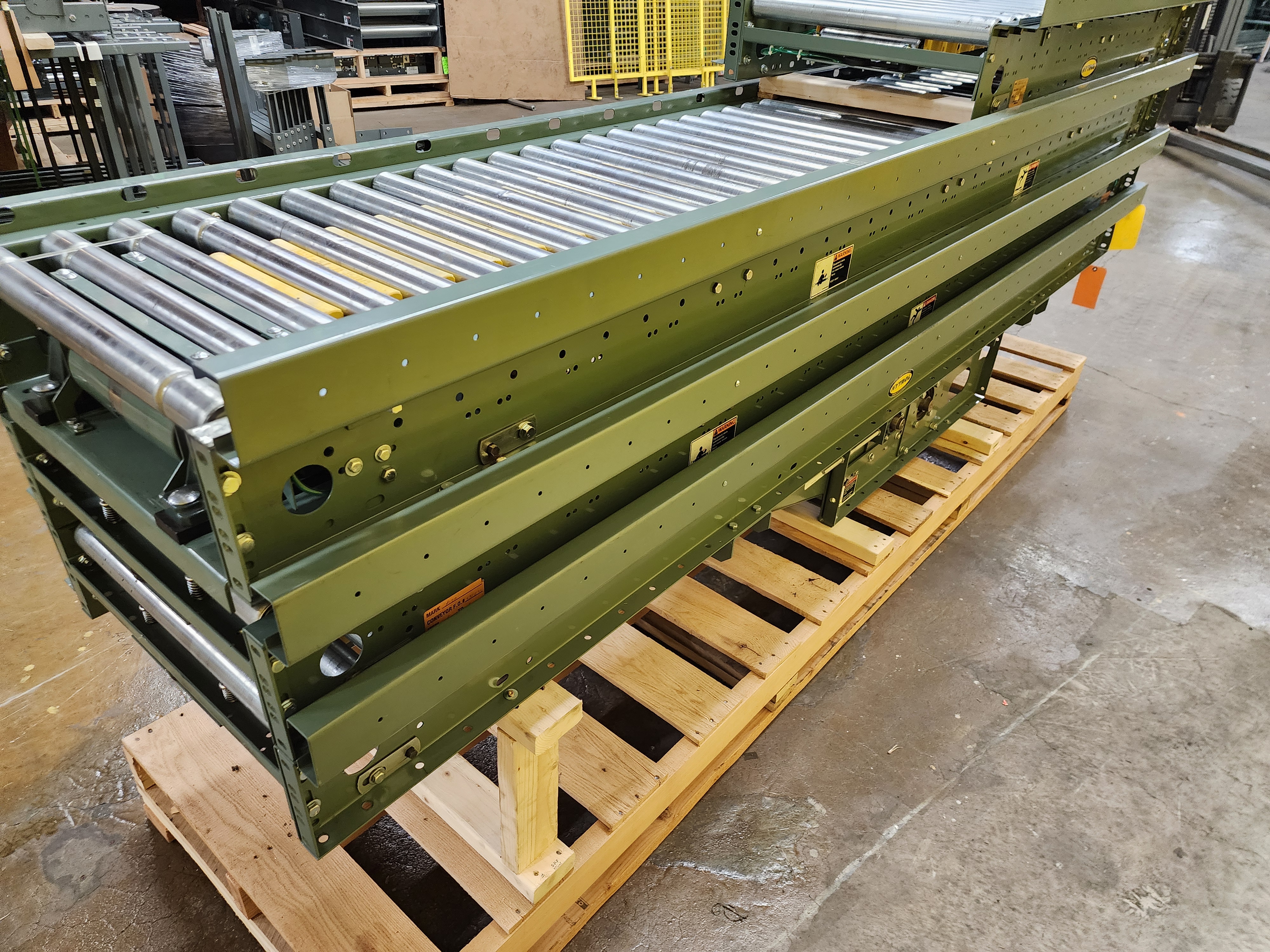 Used Hytrol ABEZ Zero Pressure Accumulation Roller Conveyor 24" x 35' (#188)