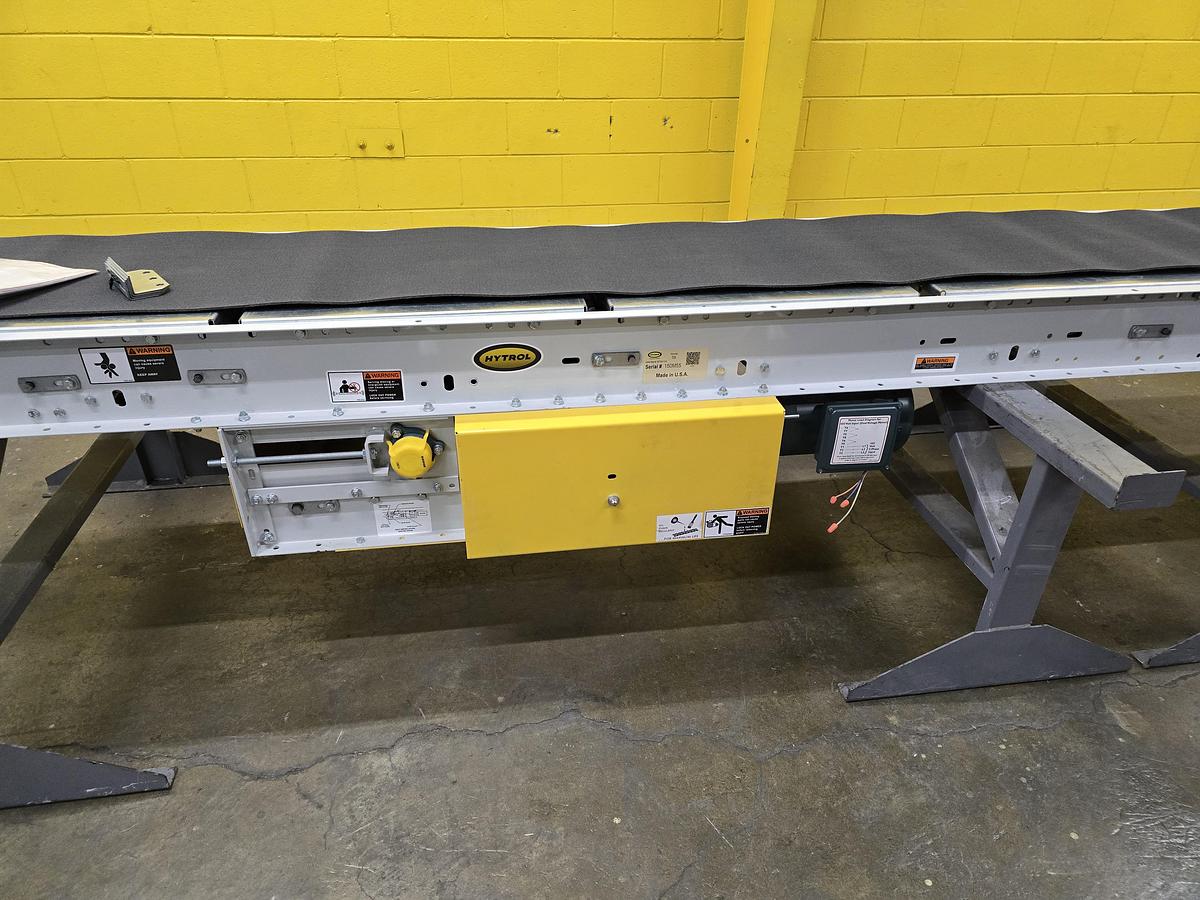 Used Hytrol Slider Bed Belt Conveyor 24" x 14' (#473)