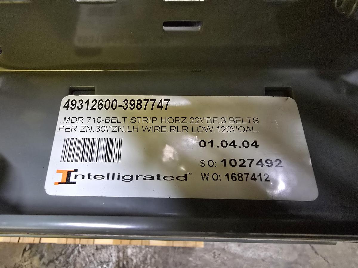 Used Intelligrated MDR Zero Pressure Accumulation Belted Zone Conveyor 22" x 10' (#412A)