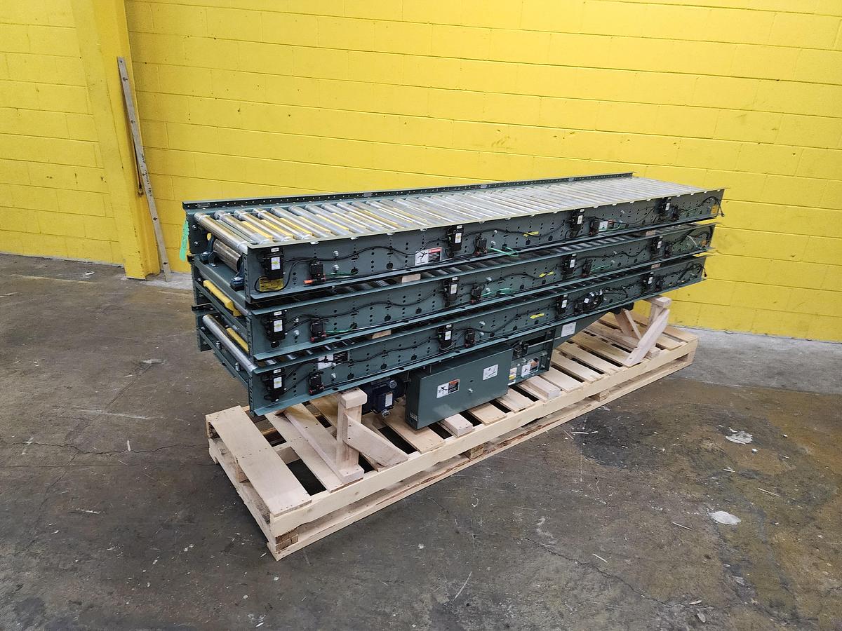 Used Hytrol ABEZ Zero Pressure Accumulation Roller Conveyor 24" x 30' (#707)