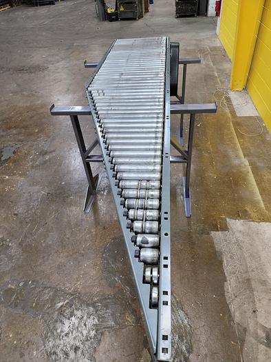 Used Intelligrated 24.5" Left Hand Powered Live Roller Spur (#36)