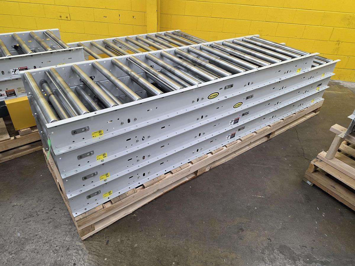 Used Hytrol Roller Bed Belt Conveyor 30" x 53'6" (#654)