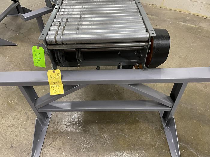 Used Intelligrated 24.5" x 90 Degree Curve Roller V Belt Conveyor (#69) (6 Avail)