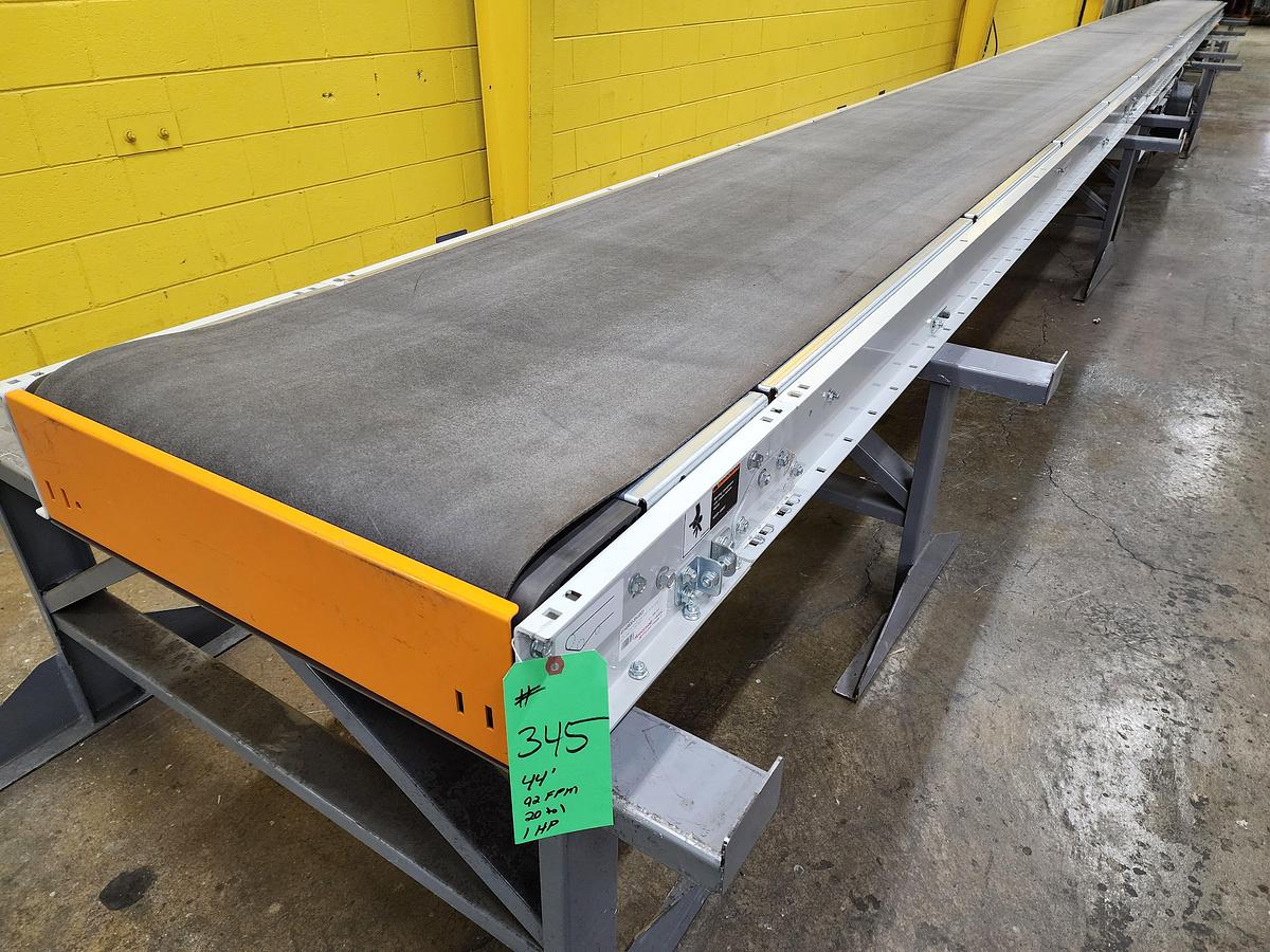 Used Intelligrated Slider Bed Belt Conveyor 30.5" x 39'4" (#345)
