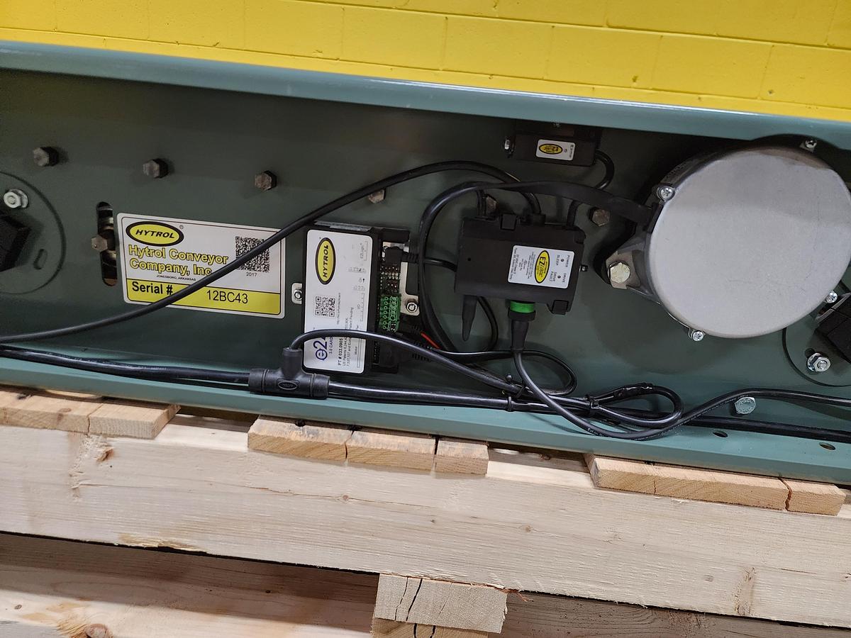 Used Hytrol RBE24EZ 24 volt Zero Pressure Accumulation Conveyor 24" x 10' (#187)