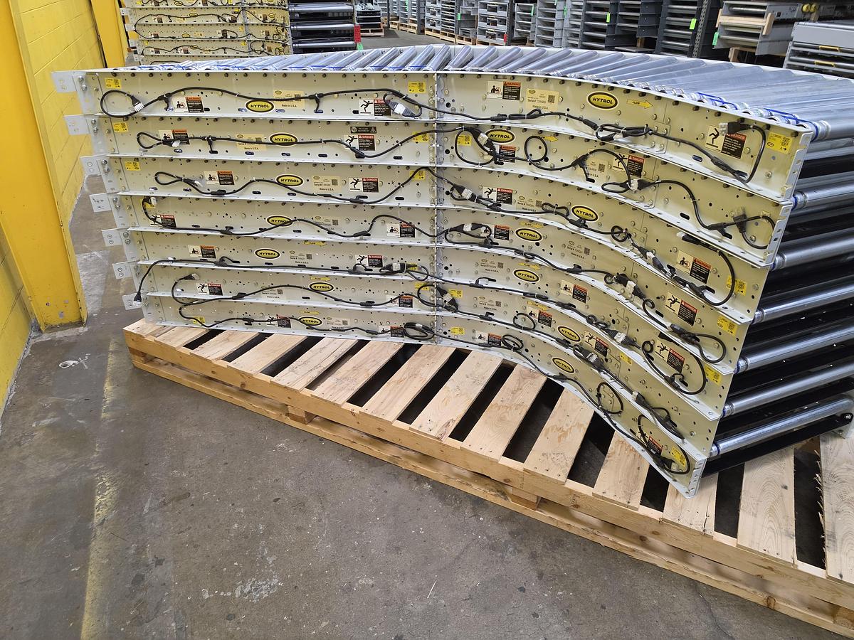 Used 2020 Hytrol PROSORT MRT 30" X 100' Narrow Belt Sortation Conveyor with 7 Diverts & Spurs (#660)