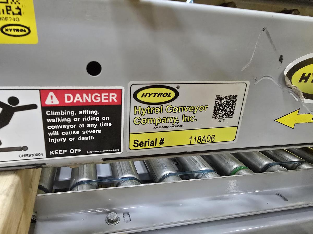 Used Hytrol MDR 24" Lift Gate Conveyor (#635)