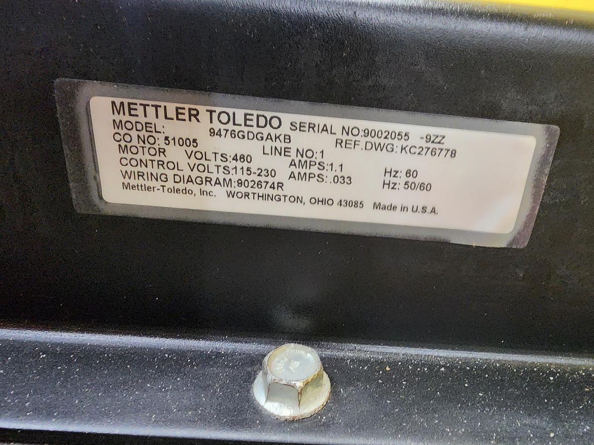 Used Mettler Toledo Checkweigher High Speed 100# Max Conveyor Scale (#722)