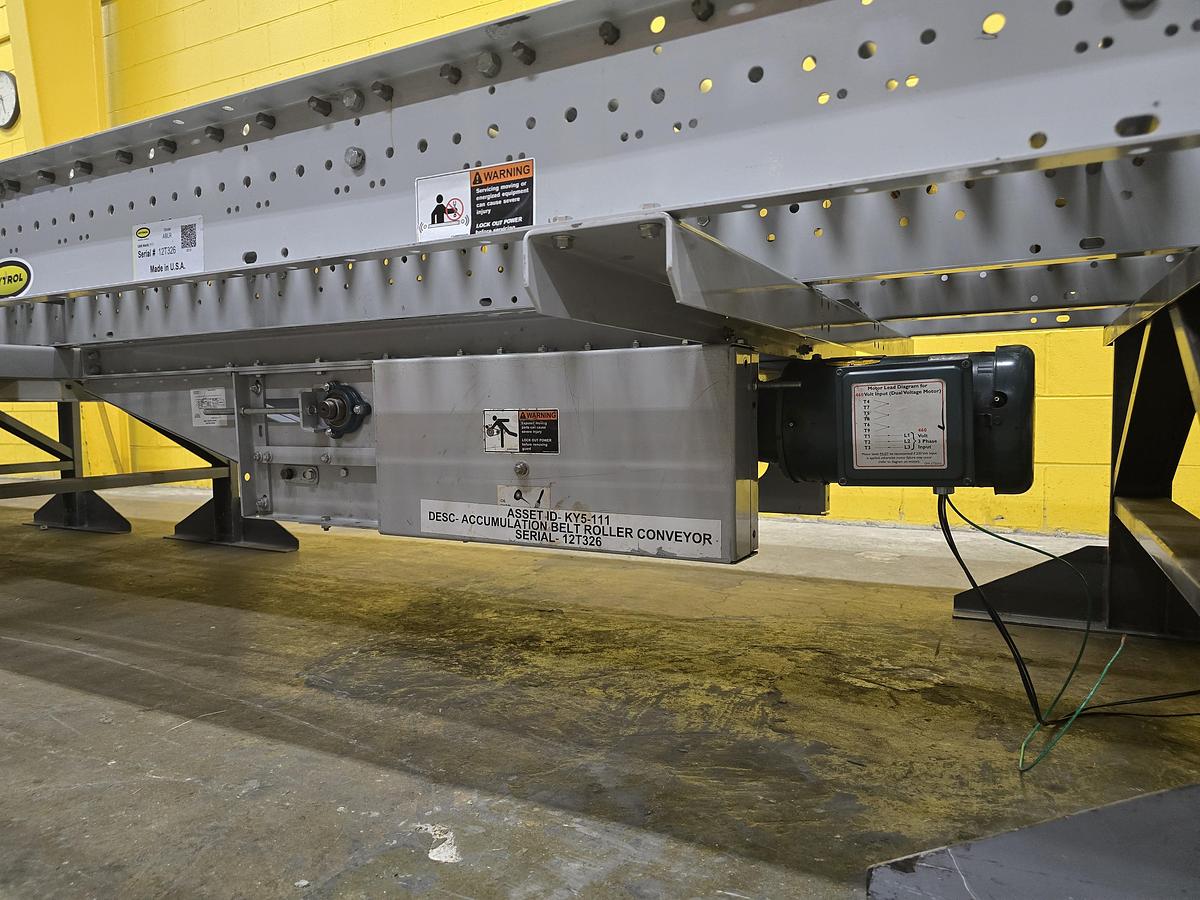 Used Hytrol ABLR Live Roller Conveyor 54" x 73' (#599)