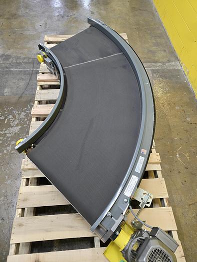 Used 2014 Transnorm Belted Curve Conveyor