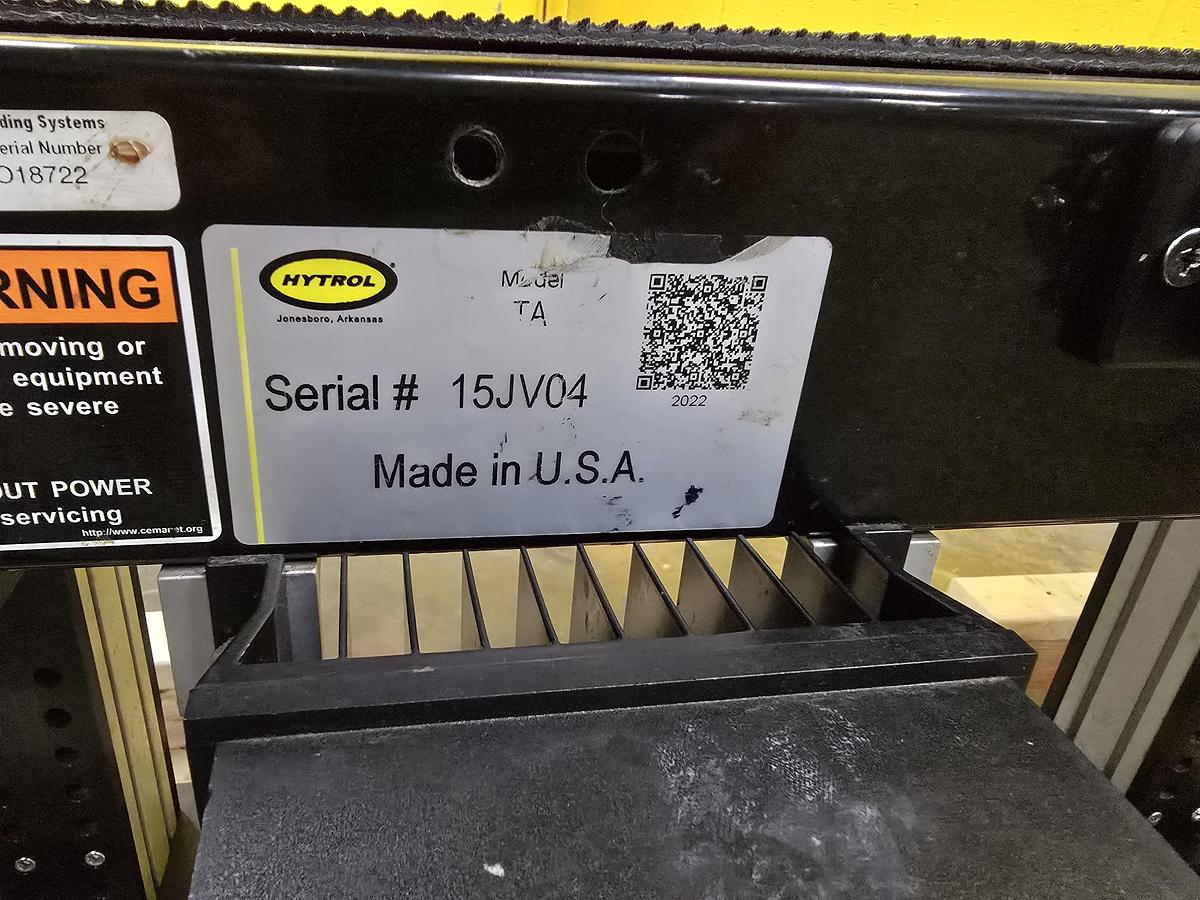 Used Hytrol TA Slider Bed Belt Conveyor 20" x 6' (#530)