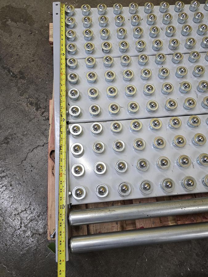 Used Hytrol Roller Ball Transfer Table Conveyor 54" x 5' (#577)