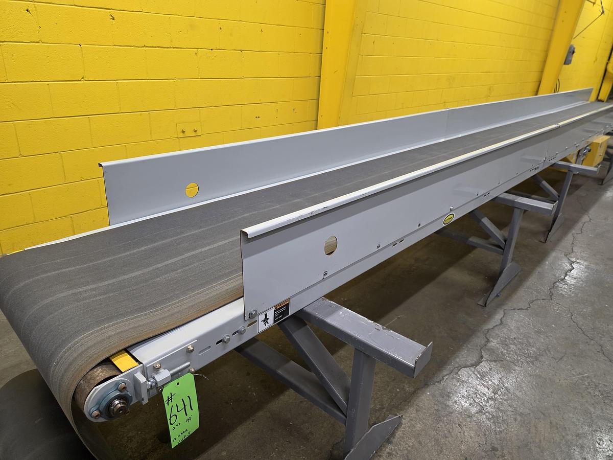 Used Hytrol TA Slider Bed Belt Conveyor 30" x 99' (#641)