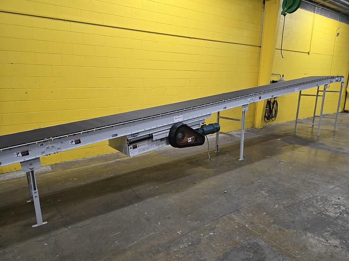 Used Intelligrated Roller Bed Incline / Decline Belt Conveyor 30.5" x 39'11.5" (#361)
