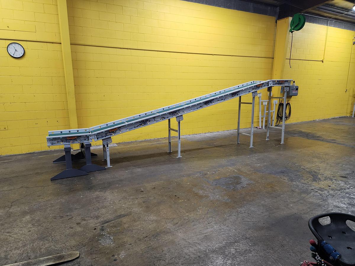 Used 2023 Intelligrated 22"bf x 20' MDR Belted Zero Pressure Incline/Decline Conveyor (#314) 5 Avail.