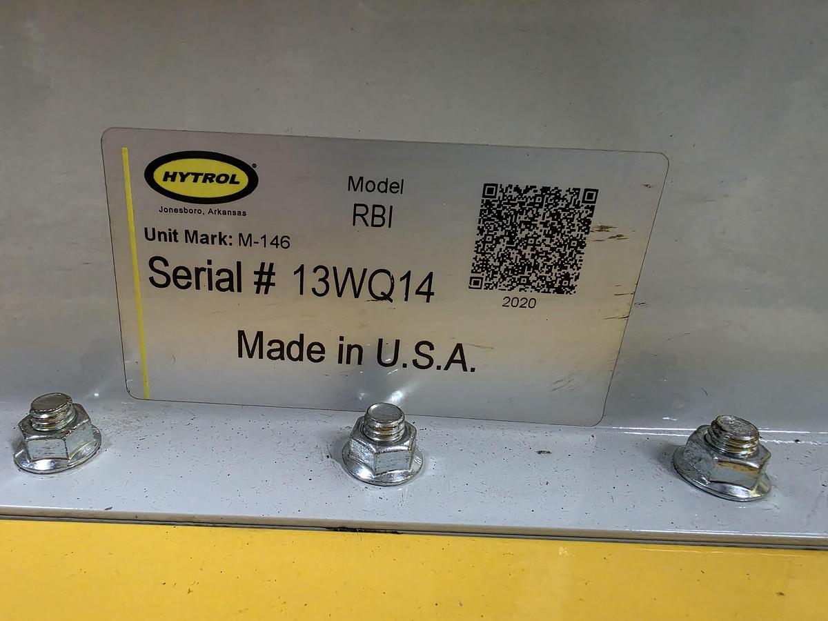 Used NEW Hytrol RBI Roller Bed Incline Decline Belt Conveyor 24" x 16'6" (#650)