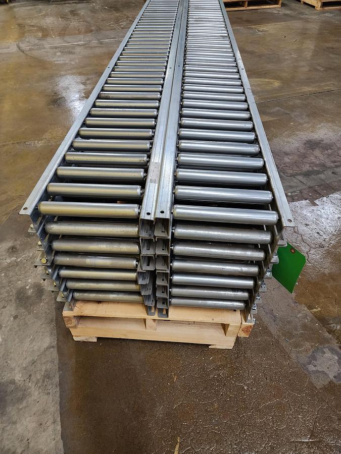 Used 12.5" x 140' Gravity Roller Conveyor (#95)