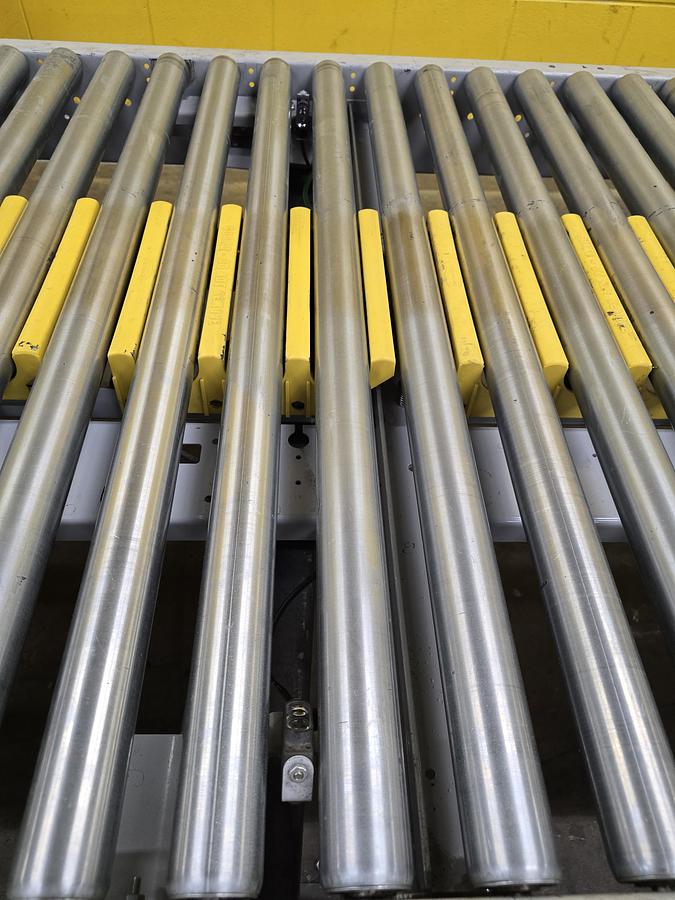 Used Hytrol ABEZ Zero Pressure Accumulation Roller Conveyor 42" x 99' (#584)